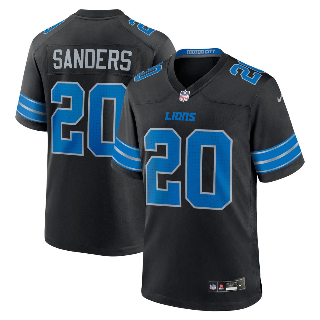 Barry Sanders Detroit Lions Game Jersey - Blue