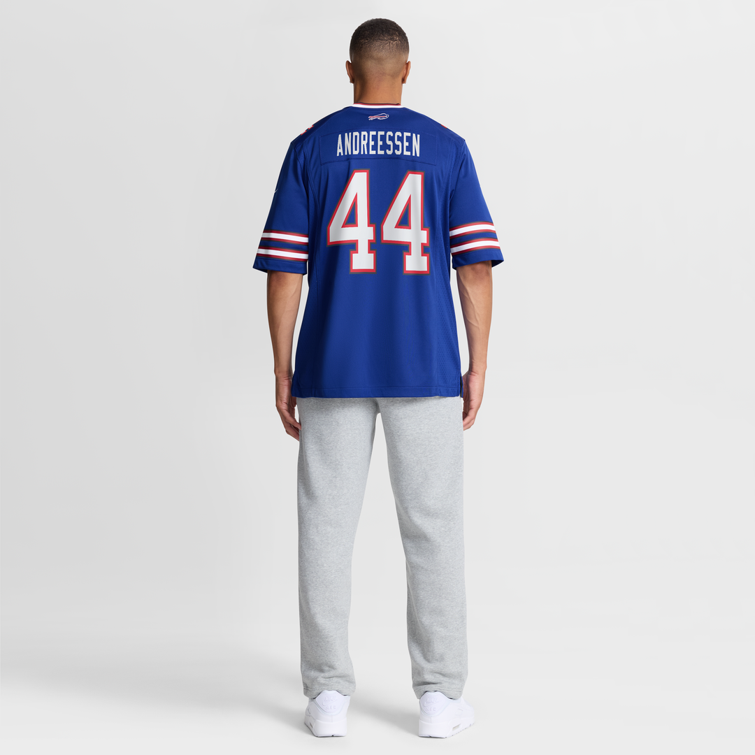 Joe Andreessen Buffalo Bills Game Jersey - Royal Blue