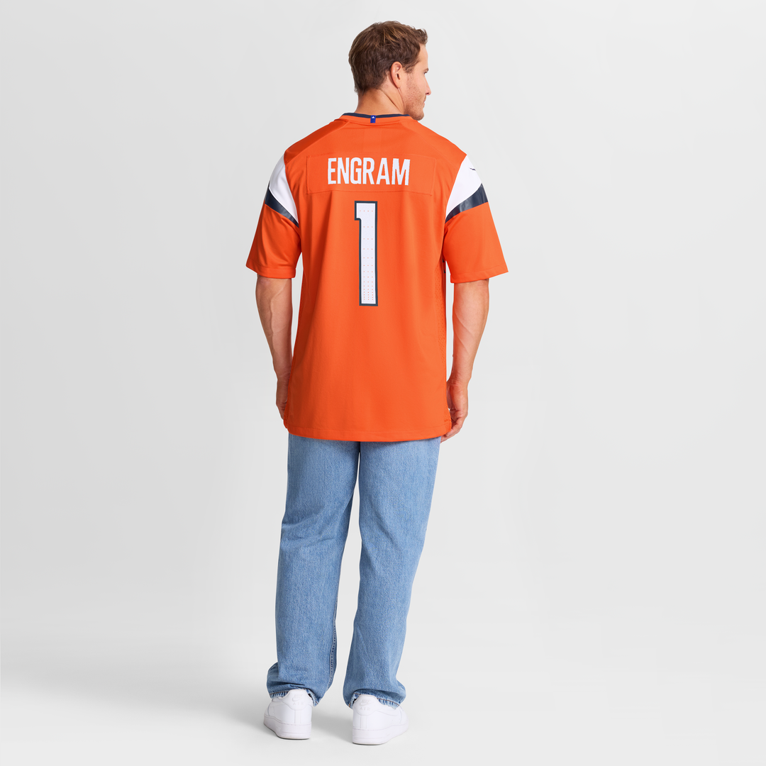 Evan Engram Denver Broncos Game Jersey - Orange