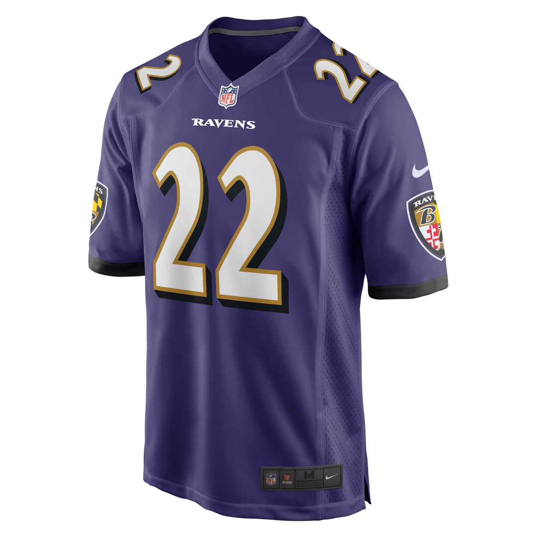 Derrick Henry Baltimore Ravens Game Jersey - Purple