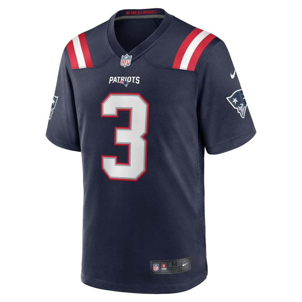 Demario Douglas New England Patriots Game Jersey - Navy