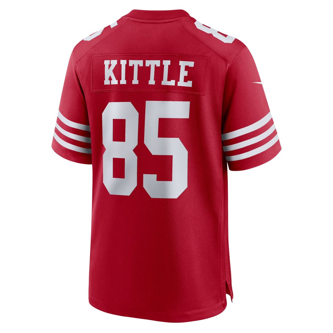 George Kittle San Francisco 49ers Game Jersey - Scarlet