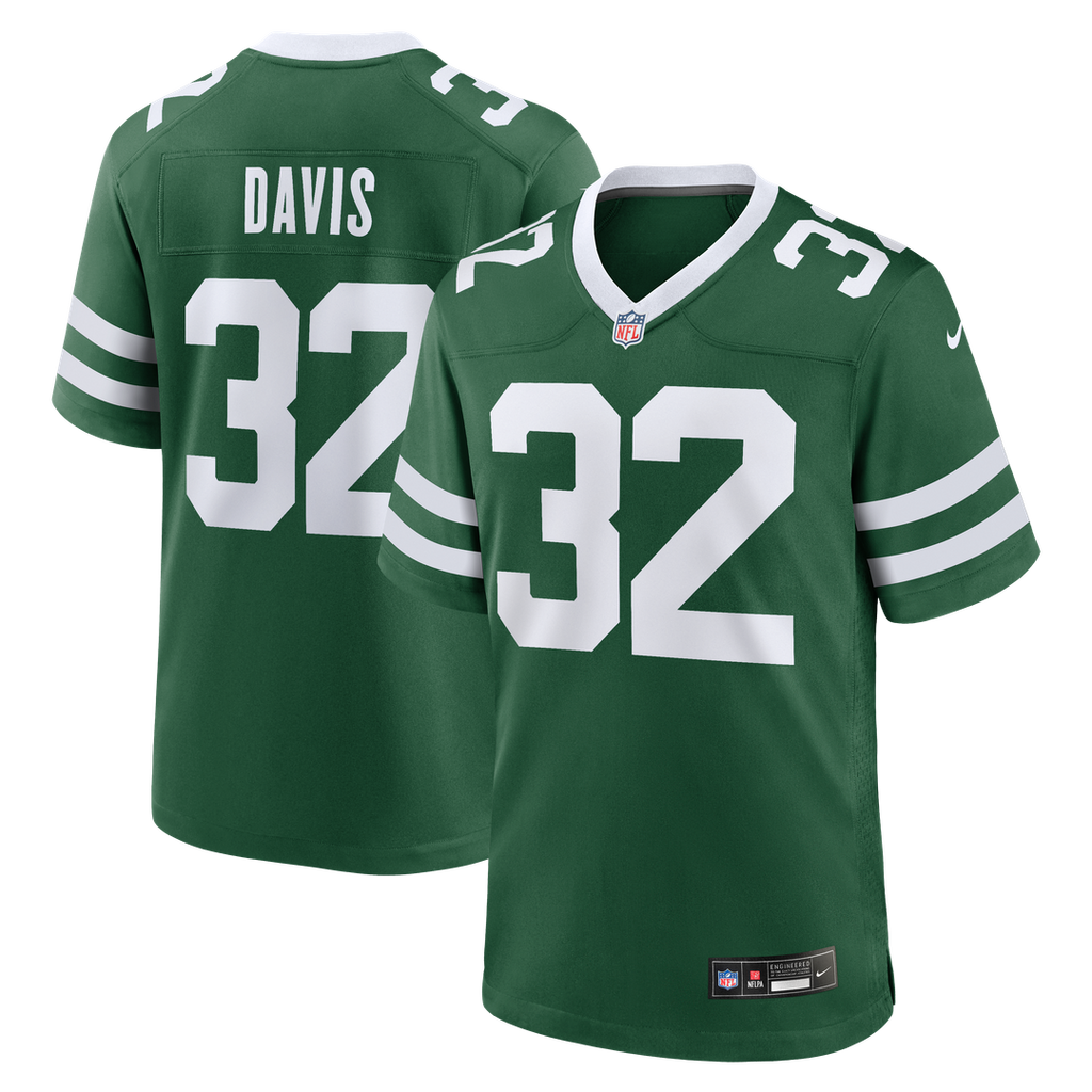 Isaiah Davis New York Jets Game Jersey - Legacy Green