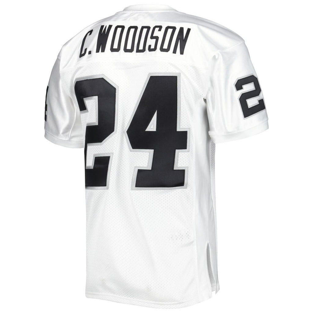 Charles Woodson Las Vegas Raiders 2002 Authentic Throwback Jersey - White