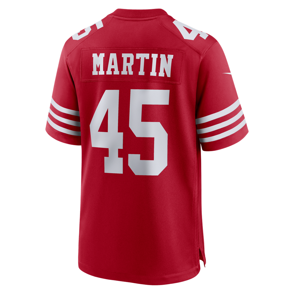 Nick Martin San Francisco 49ers Game Jersey - Scarlet