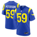 Darryl Peterson Los Angeles Rams Game Jersey - Royal Blue