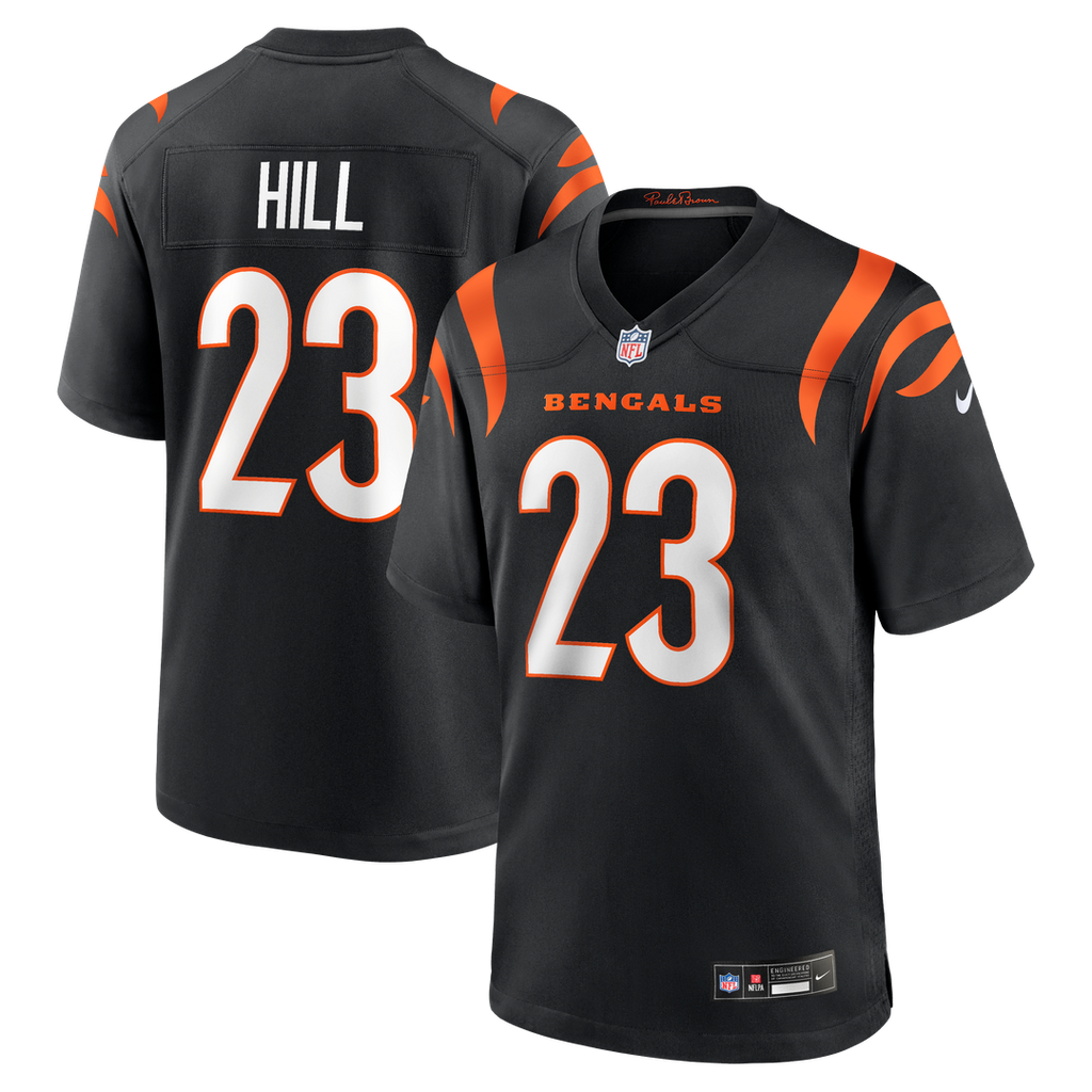 Daxton Hill Cincinnati Bengals Game Jersey - Black