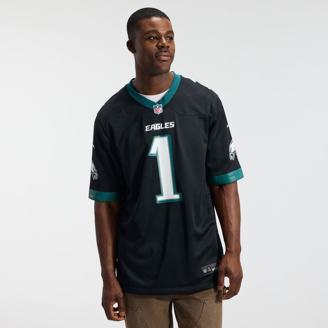 Jalen Hurts Philadelphia Eagles Alternate Game Jersey - Black