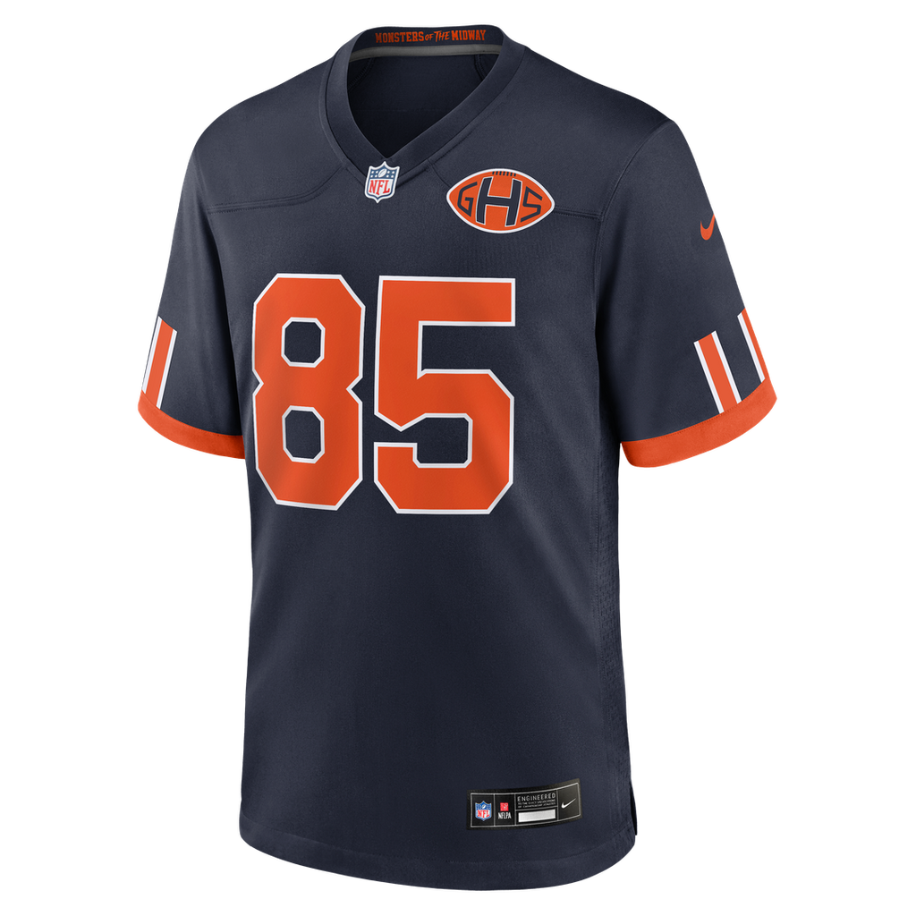 Cole Kmet Chicago Bears 2026 Rivalries Collection Game Jersey - Navy
