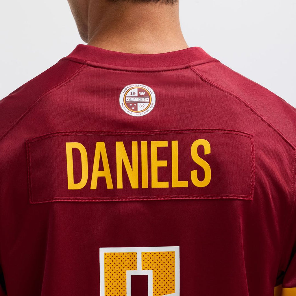 Jayden Daniels Washington Commanders Game Jersey - Burgundy