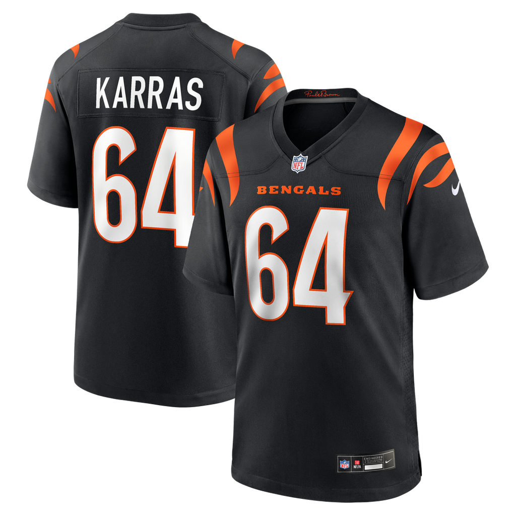 Ted Karras Cincinnati Bengals Game Jersey - Black