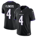 Zay Flowers Baltimore Ravens Alternate Alternate Vapor F.U.S.E. Stitched Limited Jersey - Black