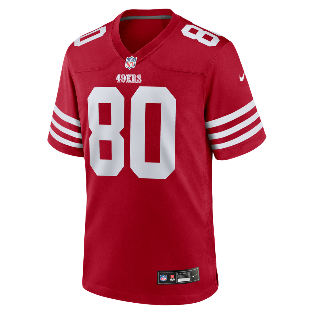 Jerry Rice San Francisco 49ers Game Jersey - Scarlet