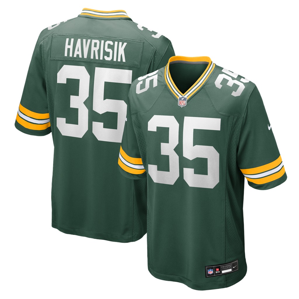 Lucas Havrisik Green Bay Packers Game Jersey - Green