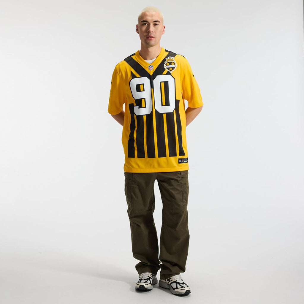 T.J. Watt Pittsburgh Steelers Alternate 1933 Throwback Game Jersey - Gold