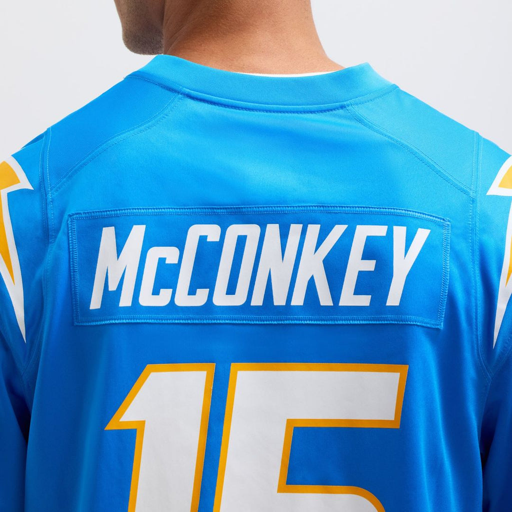 Ladd McConkey Los Angeles Chargers Game Jersey - Powder Blue