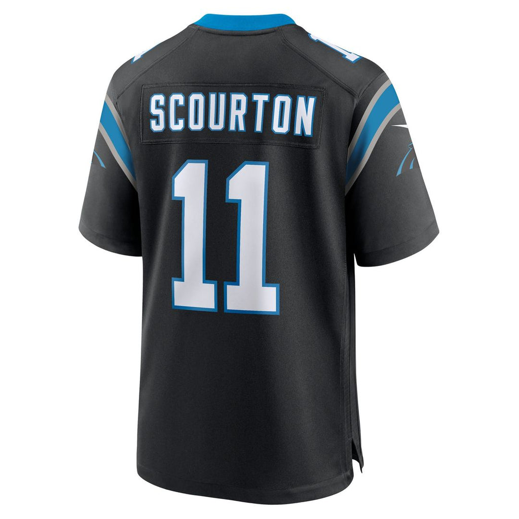 Nic Scourton Carolina Panthers Game Jersey - Black