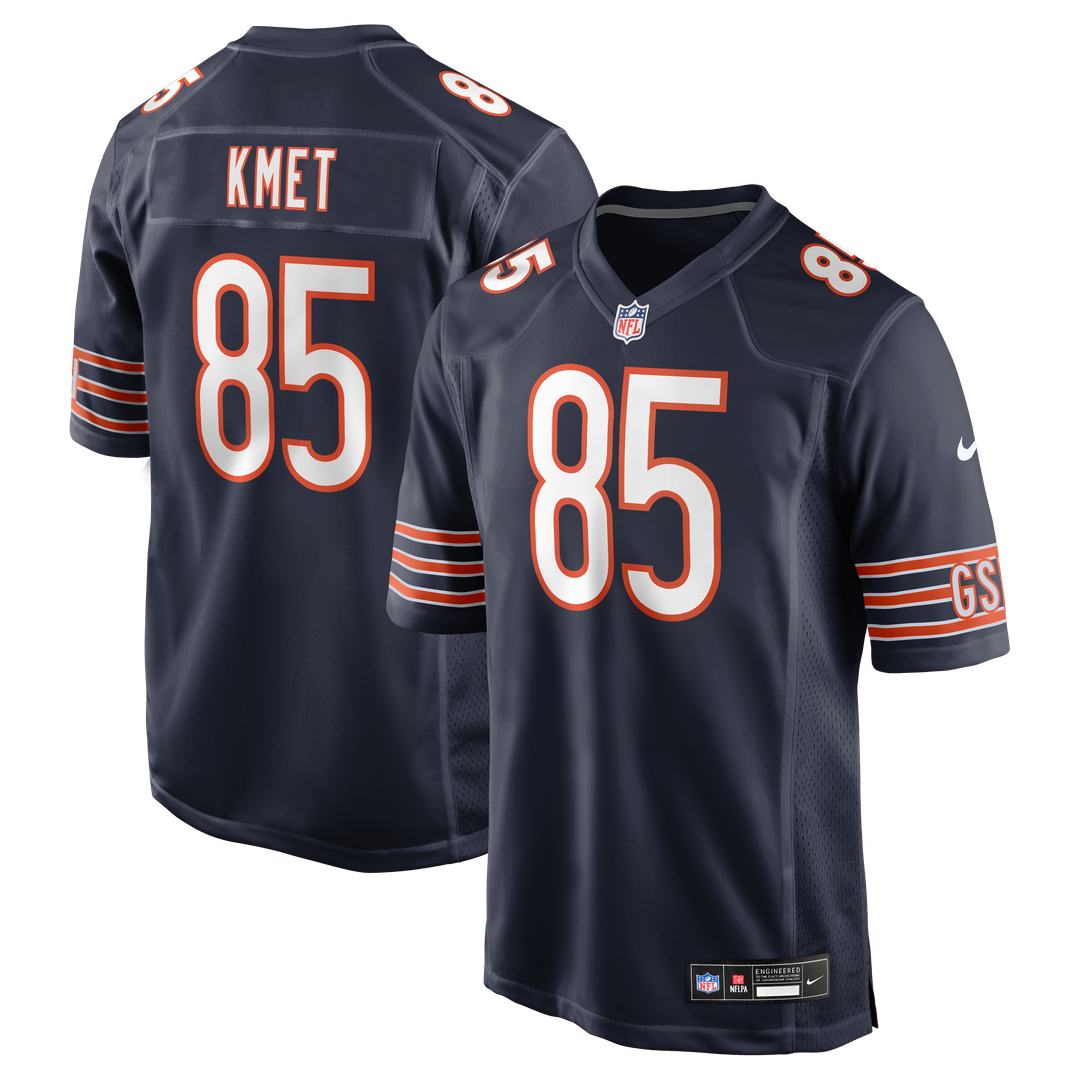Cole Kmet Chicago Bears Game Jersey - Navy