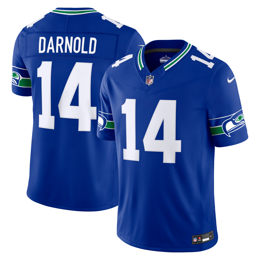 Sam Darnold Seattle Seahawks Alternate Vapor F.U.S.E. Stitched Limited Jersey - Royal Blue