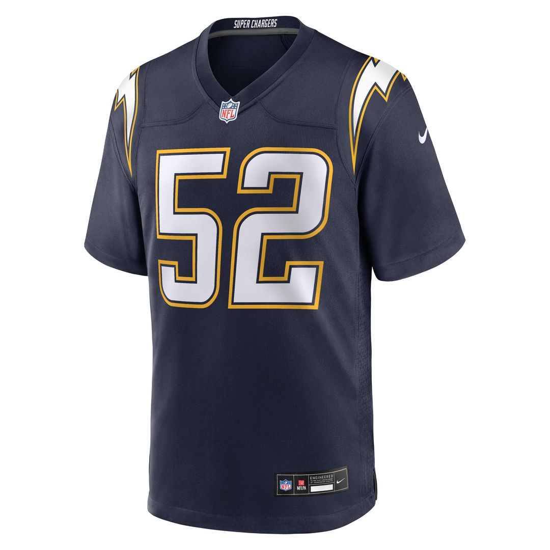 Khalil Mack Los Angeles Chargers Alternate Super Chargers Game Jersey - Navy