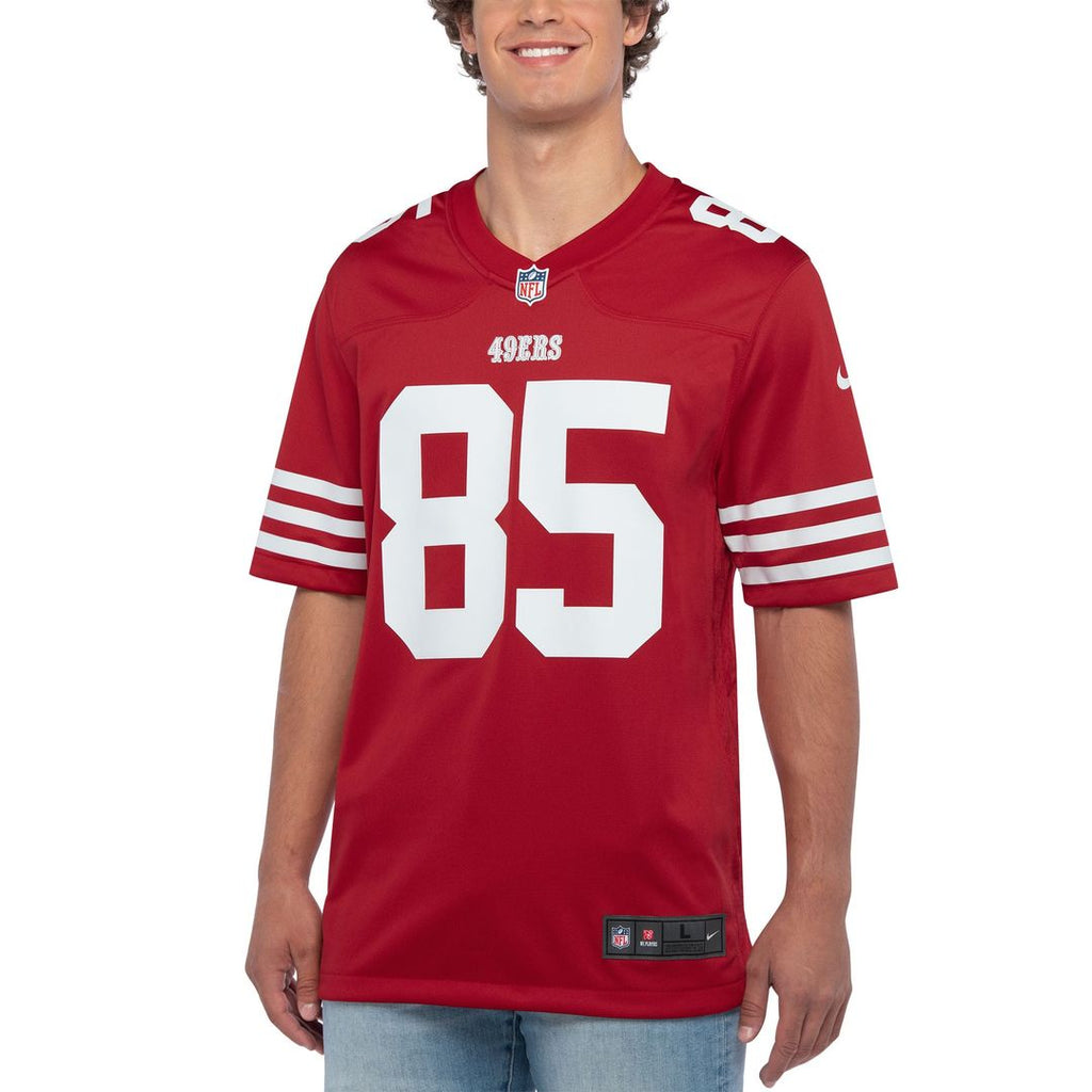 George Kittle San Francisco 49ers Game Jersey - White