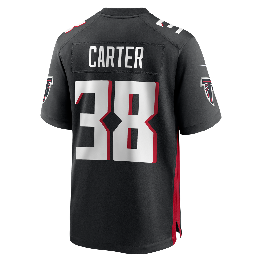 Nathan Carter Atlanta Falcons Game Jersey - Black