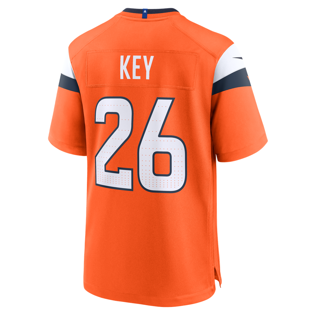 Devon Key Denver Broncos Game Jersey - Orange