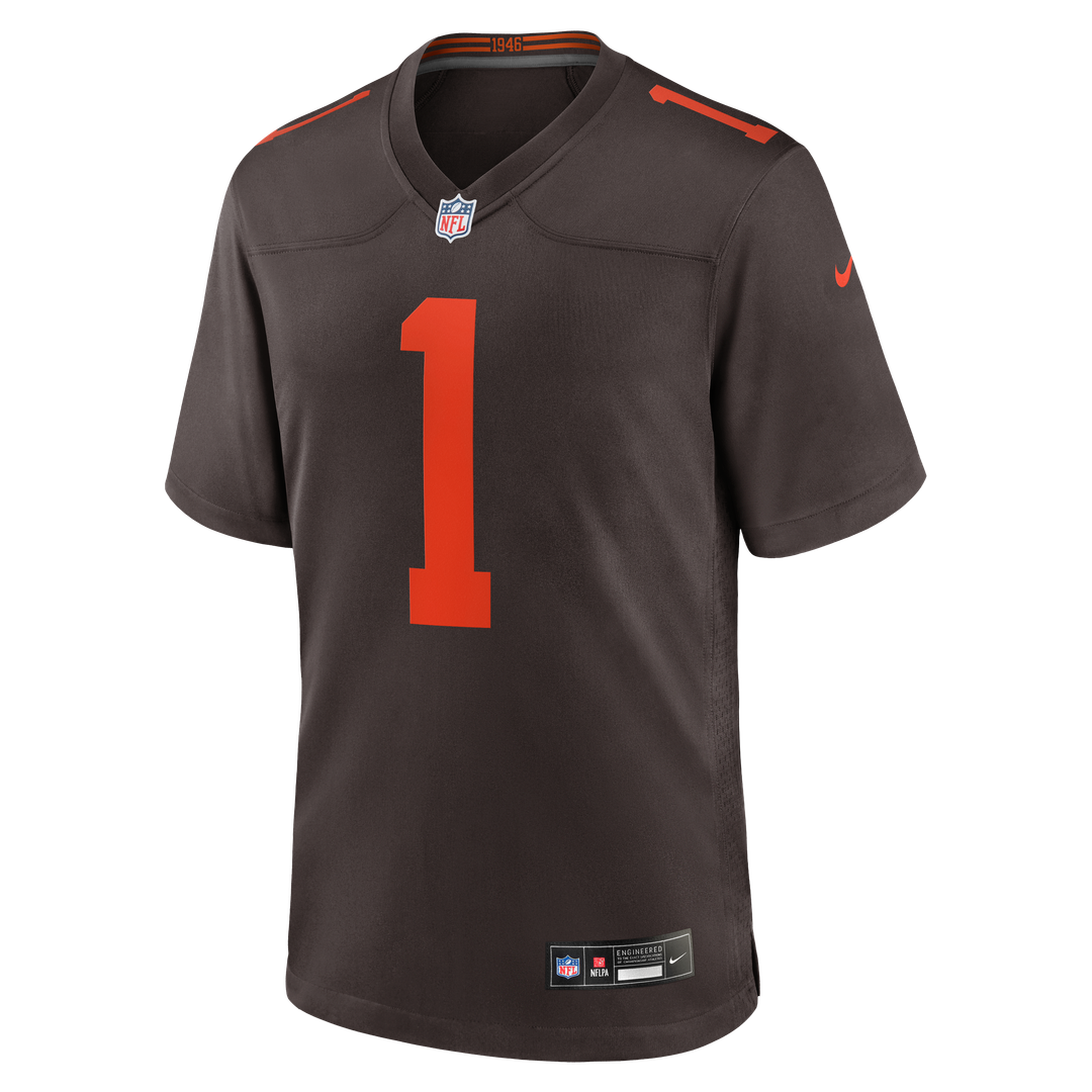 KC Concepcion Jr. Cleveland Browns Game Jersey - White