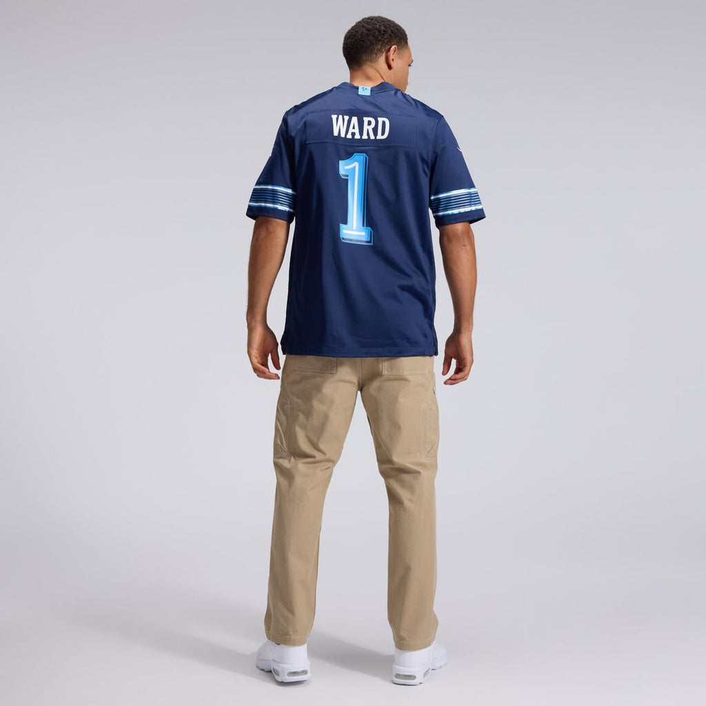 Cameron Ward Tennessee Titans 2026 Rivalries Collection Game Jersey - Navy