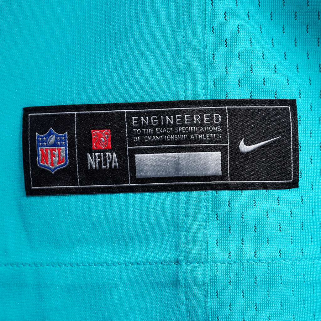 Number 1 Dad Miami Dolphins Game Jersey - Aqua