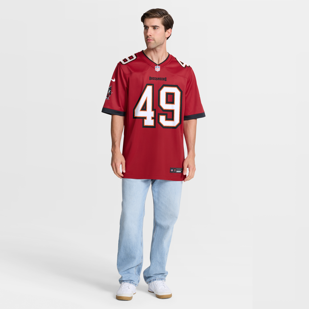 Owen Wright Tampa Bay Buccaneers Game Jersey - Red