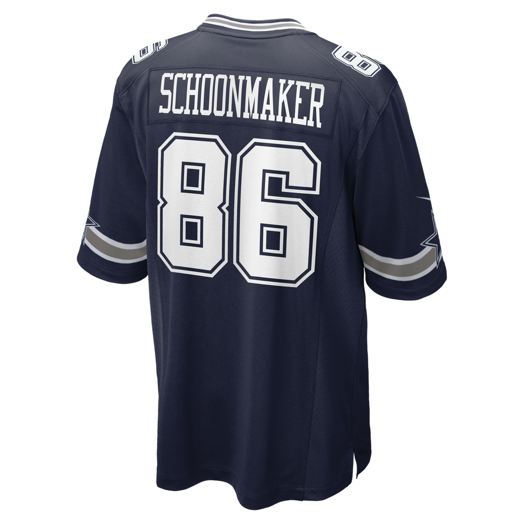 Luke Schoonmaker Dallas Cowboys Game Jersey - Navy