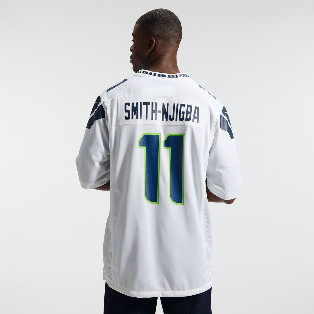 Jaxon Smith-Njigba Seattle Seahawks Game Jersey - White