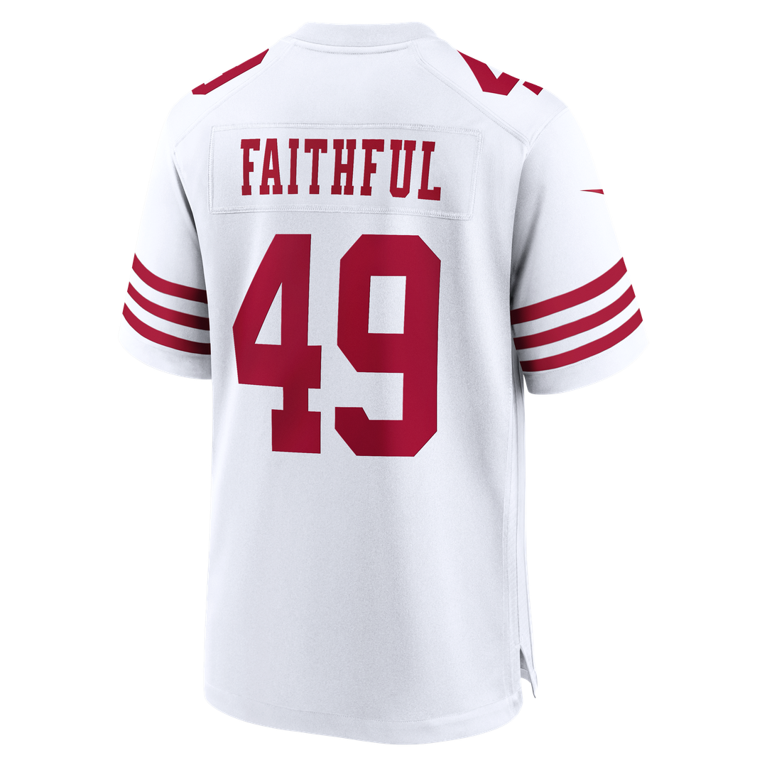 The Faithful San Francisco 49ers 80th Anniversary Game Jersey - White