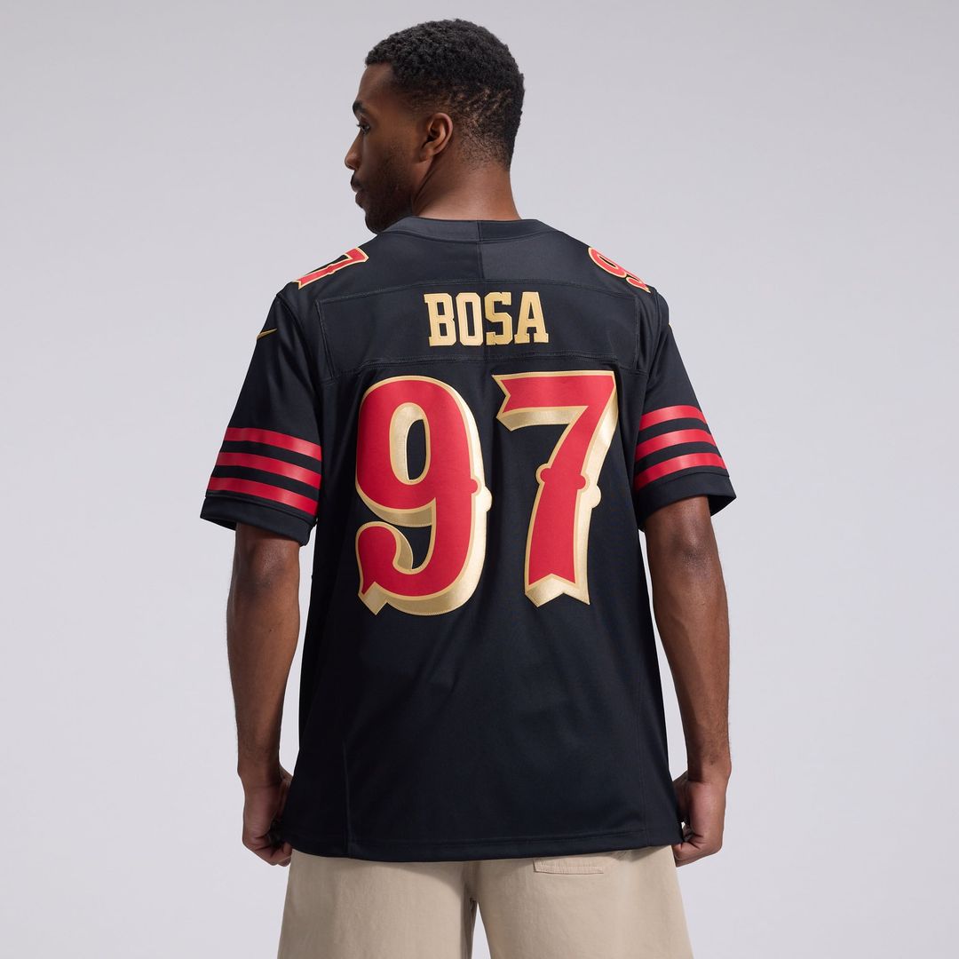 Nick Bosa San Francisco 49ers Rivalries Collection Stitched Limited Jersey - Black
