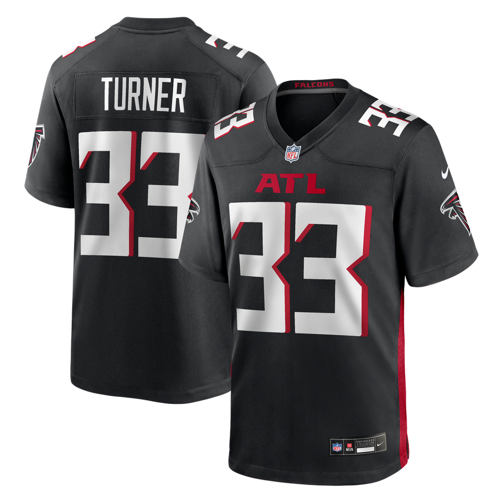 Michael Turner Atlanta Falcons Game Jersey - Black
