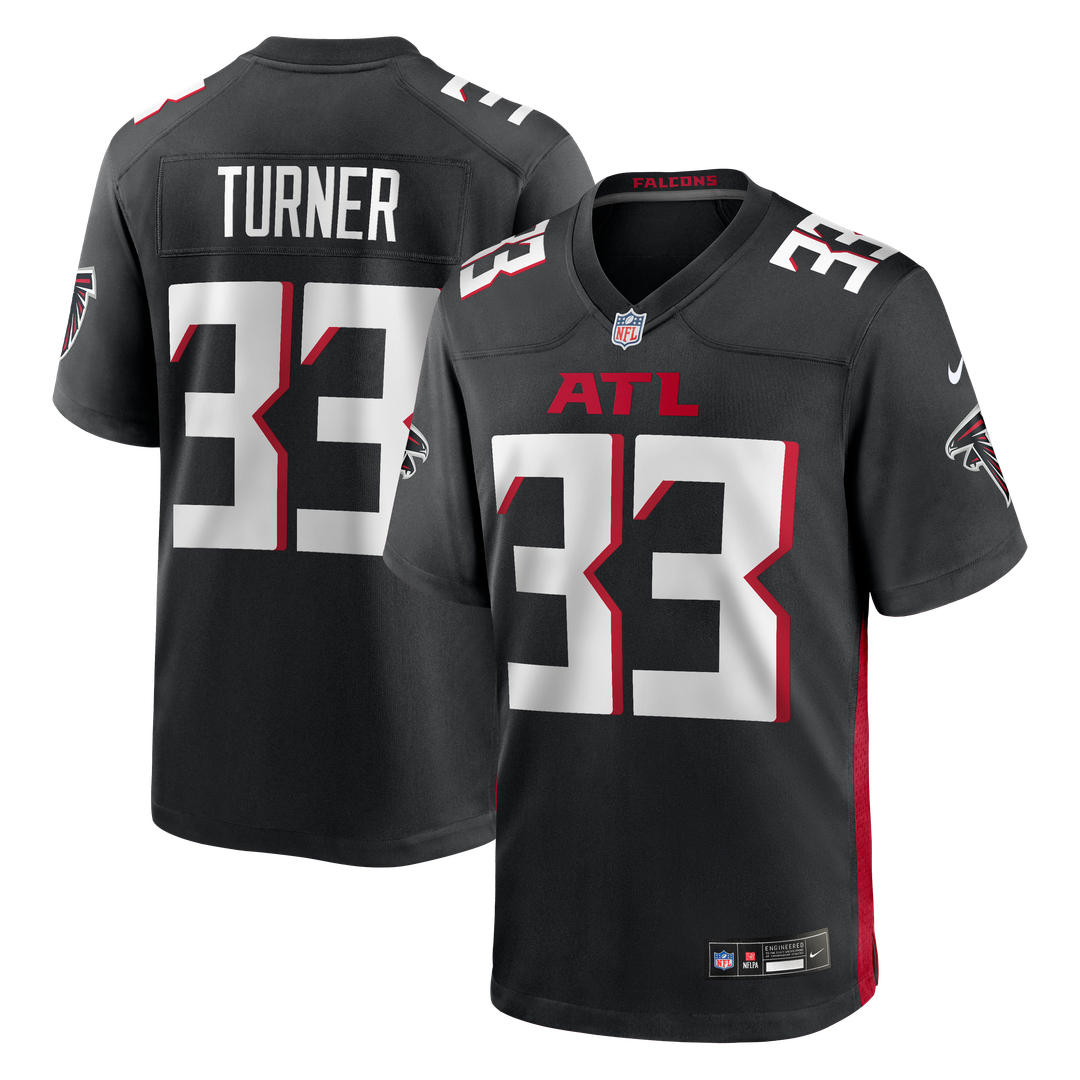 Michael Turner Atlanta Falcons Game Jersey - Black