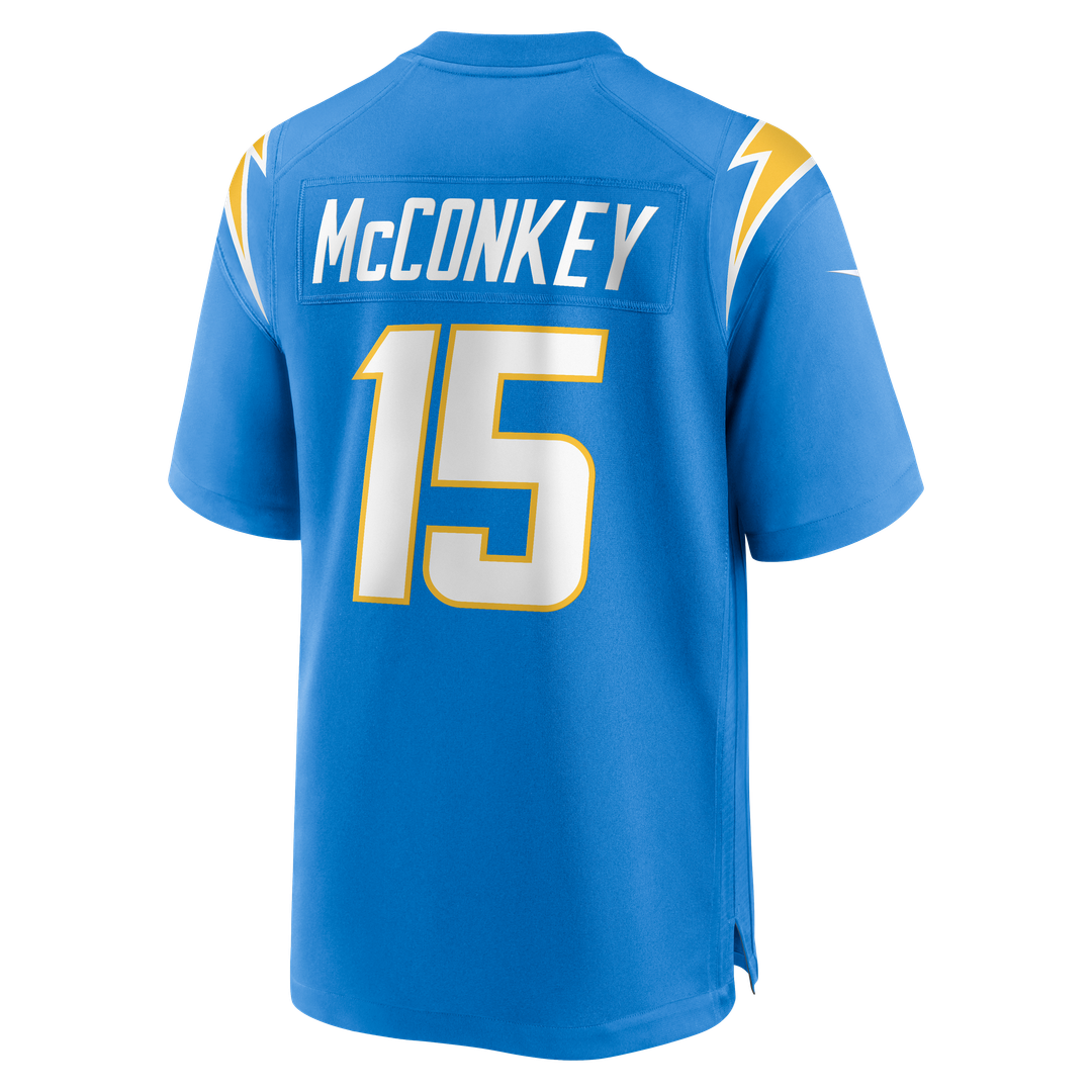 Ladd McConkey Los Angeles Chargers Game Jersey - Powder Blue