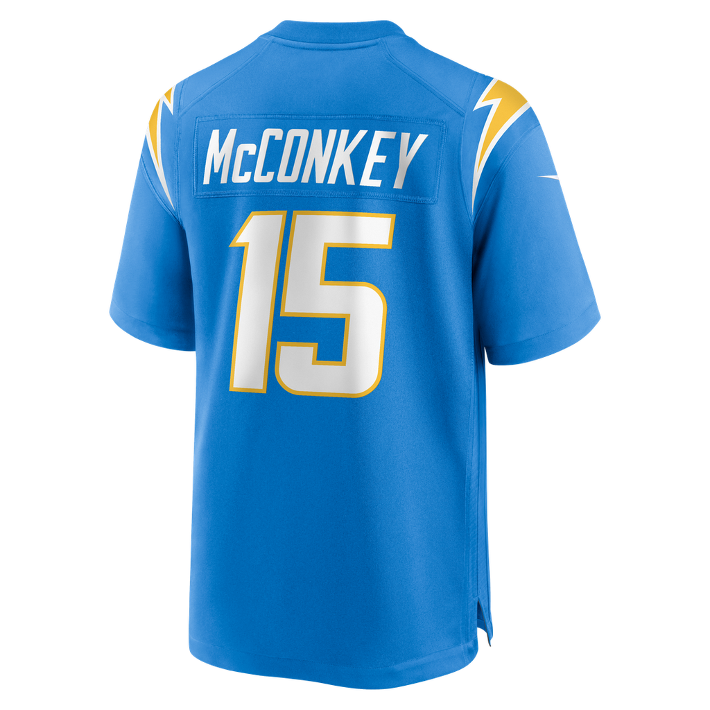 Ladd McConkey Los Angeles Chargers Alternate Charger Power Game Jersey - Gold