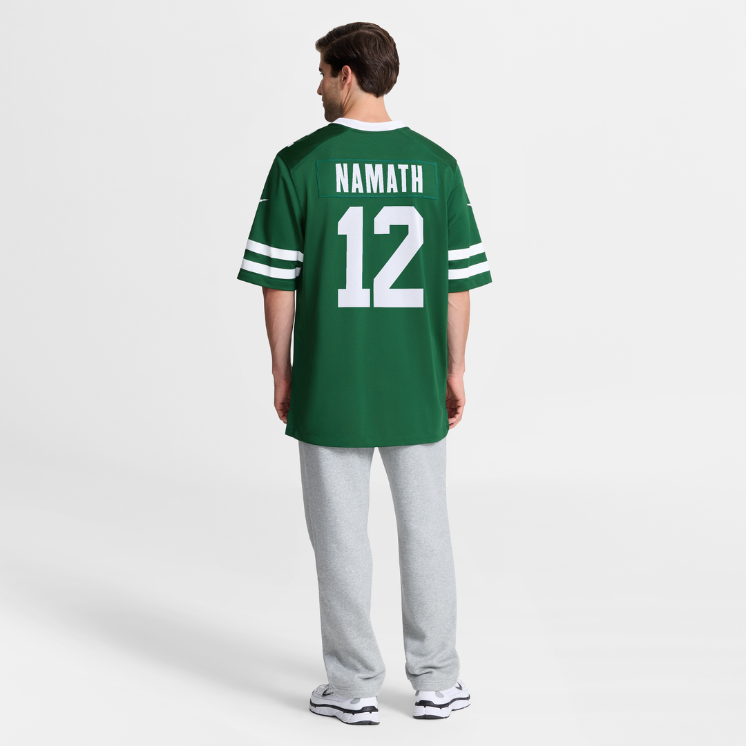 Joe Namath New York Jets Game Jersey - Legacy Green
