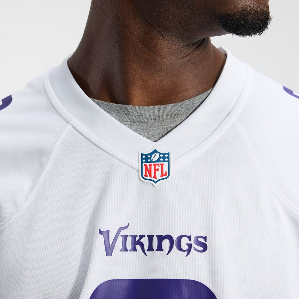 J.J. McCarthy Minnesota Vikings Game Jersey - White