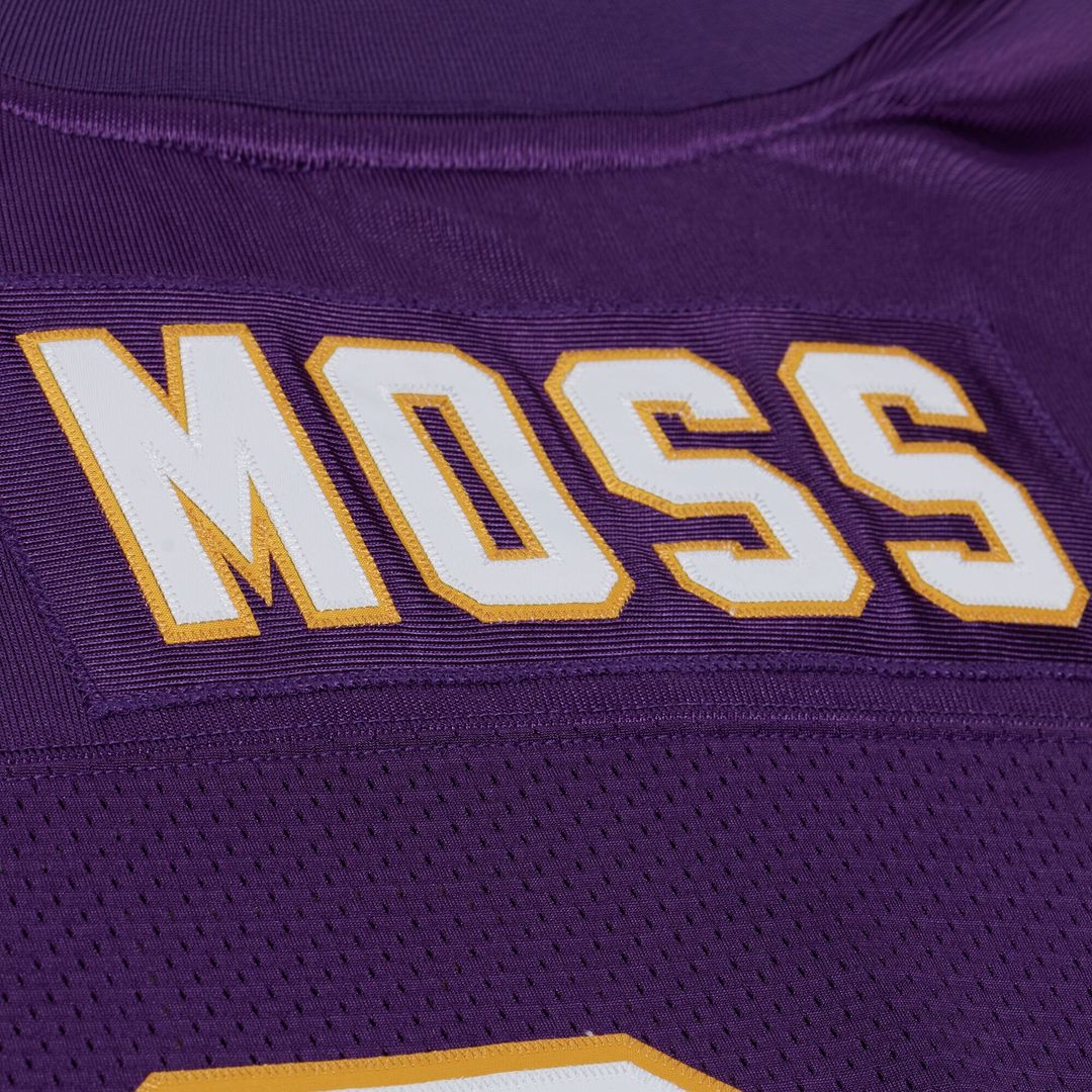 Randy Moss Minnesota Vikings 2001 Authentic Throwback Jersey - Purple