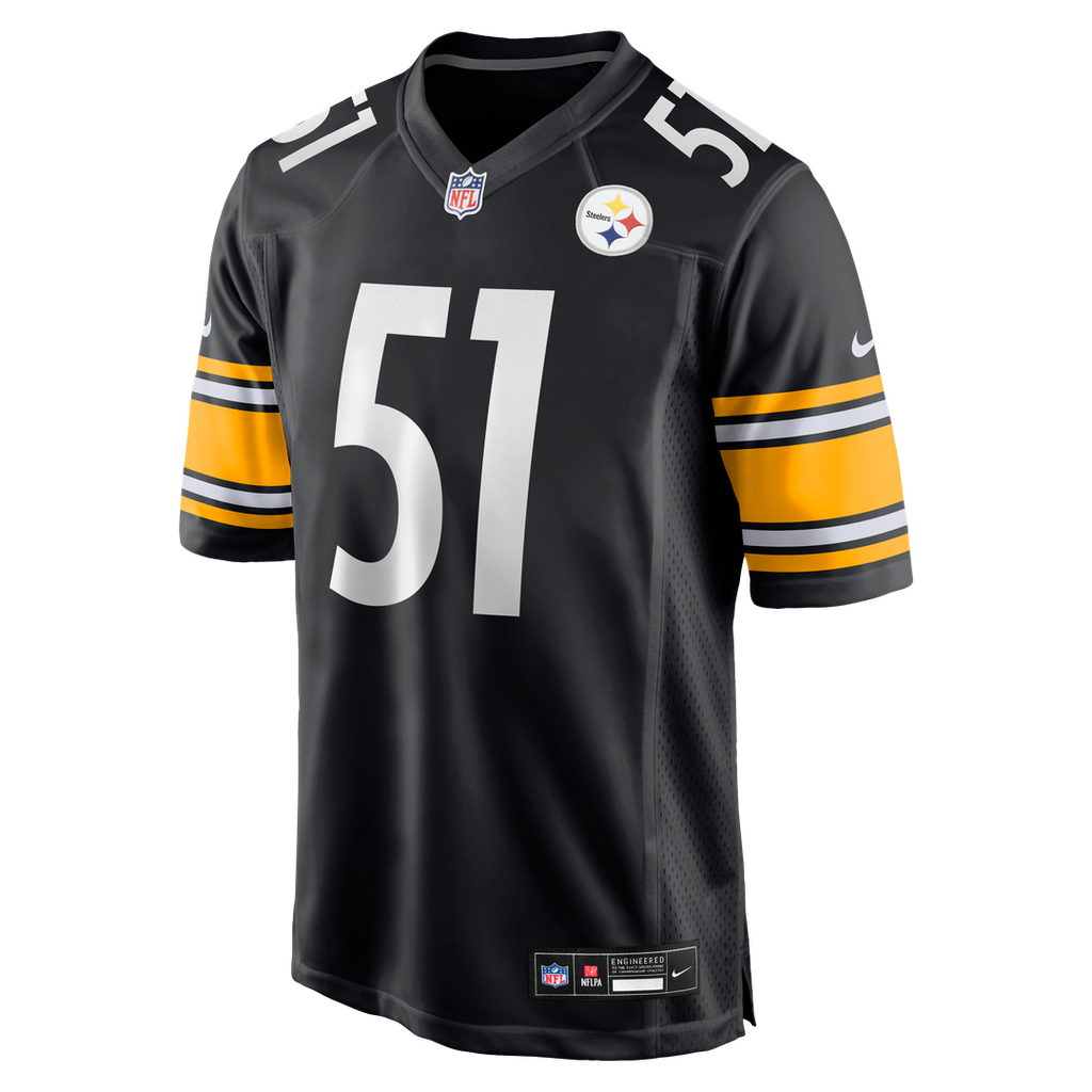 Nick Herbig Pittsburgh Steelers Game Jersey - Black