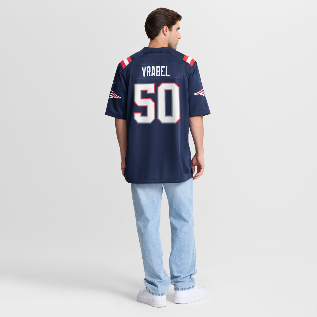Mike Vrabel New England Patriots Game Jersey - White