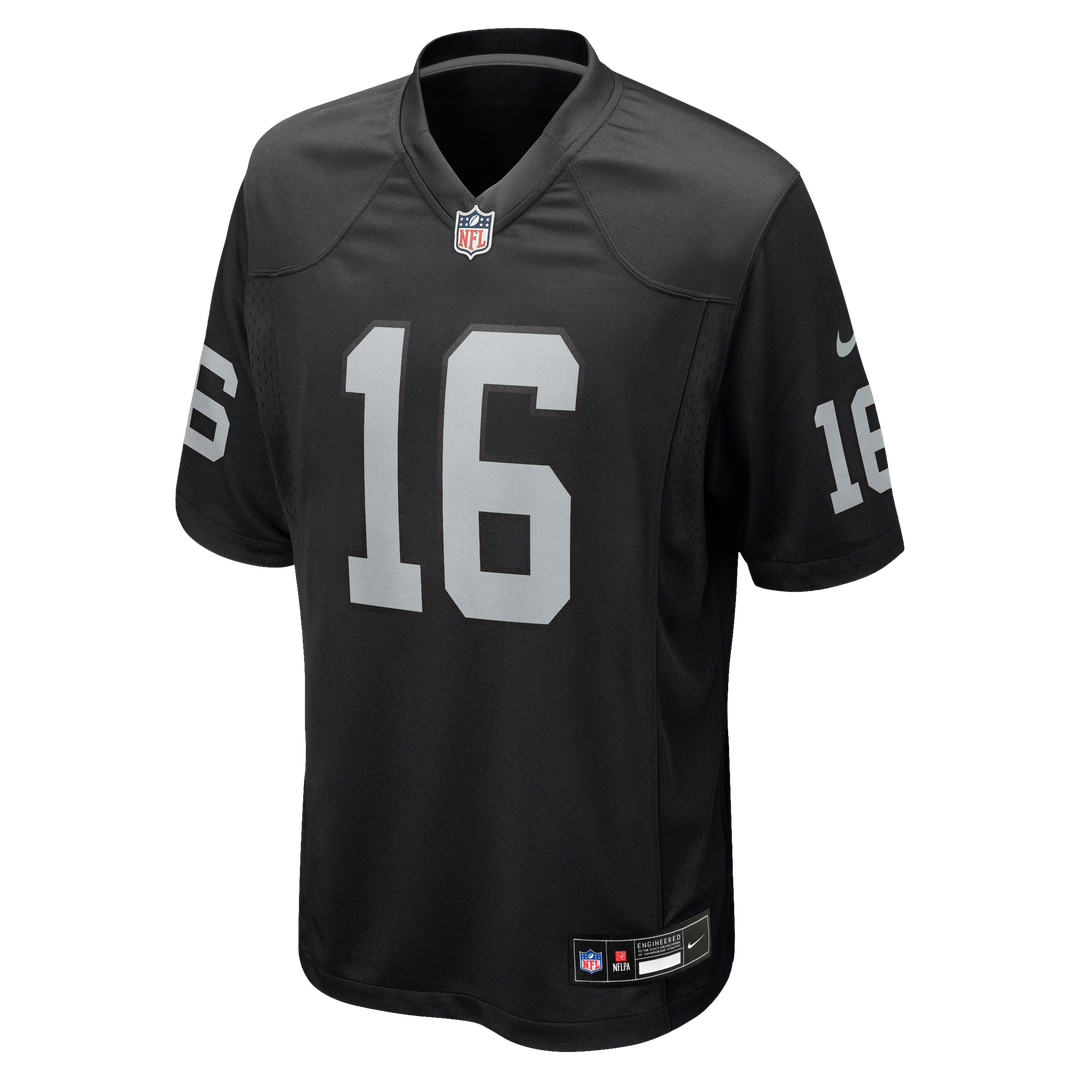 Jim Plunkett Las Vegas Raiders Game Jersey - Black