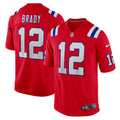 Tom Brady New England Patriots Alternate Game Jersey - Red