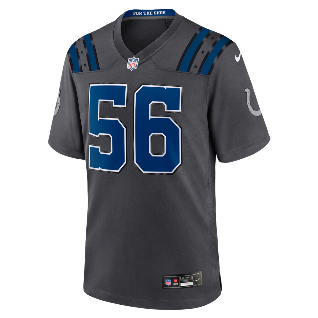 Quenton Nelson Indianapolis Colts 2026 Rivalries Collection Game Jersey - Anthracite