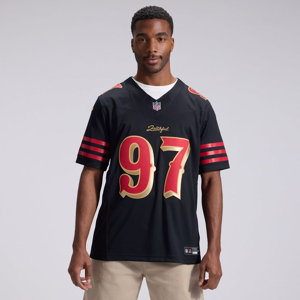 Nick Bosa San Francisco 49ers Rivalries Collection Stitched Limited Jersey - Black