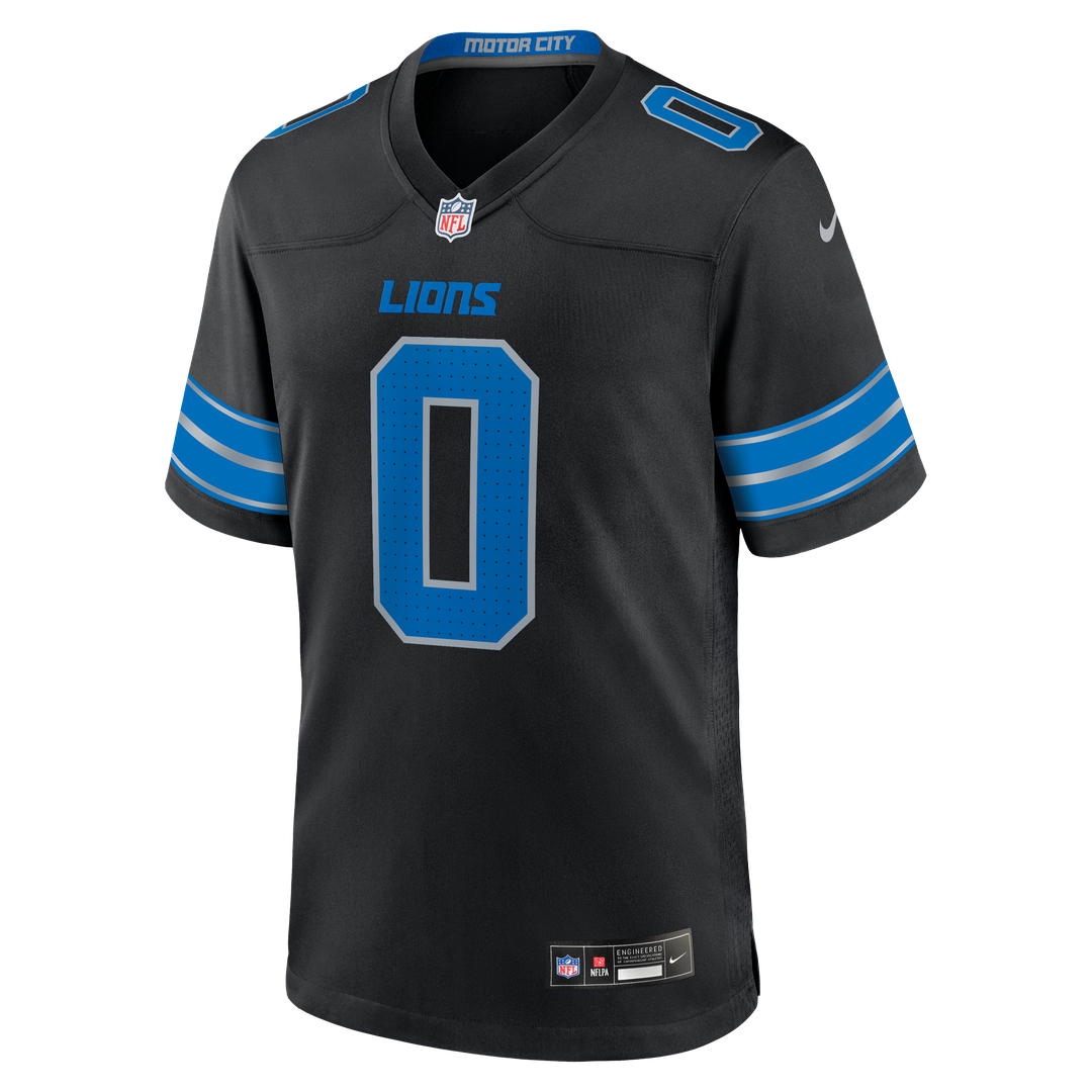Jahmyr Gibbs Detroit Lions 2nd Alternate Game Jersey - Black