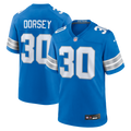 Khalil Dorsey Detroit Lions Game Jersey - Blue